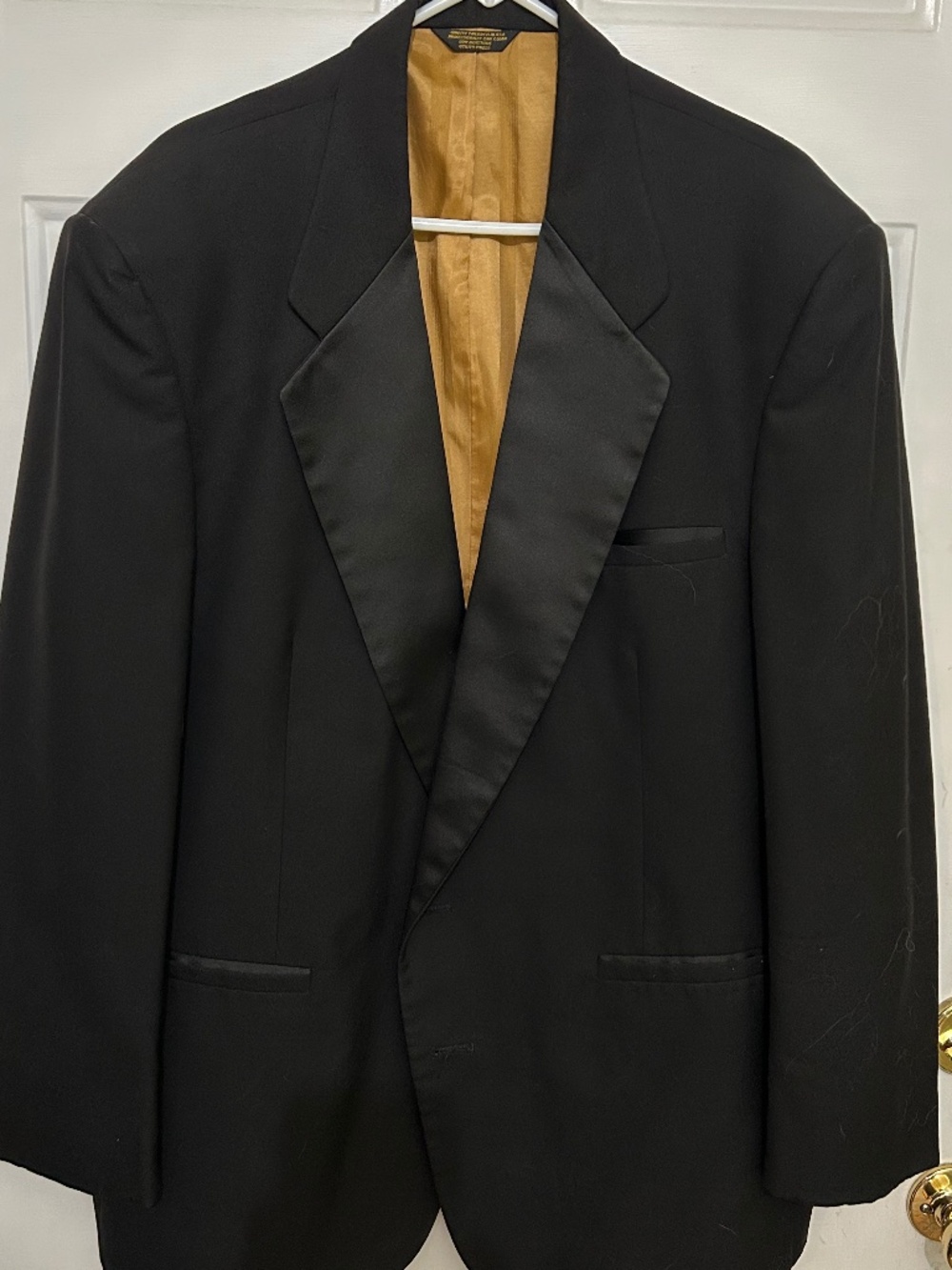 Ing Loro Piana & C., 48 regular, black, tuxedo jacket